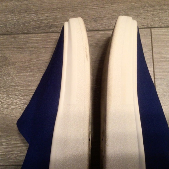 Sam Edelman Nerah Platform Slip-On Sneaker Sz 8.5 Royal Blue - Picture 9 of 16